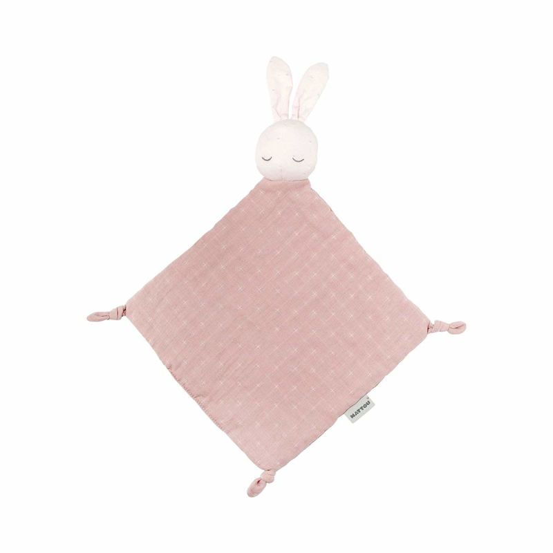 pure grey baby comforter pink rabbit 50 cm 